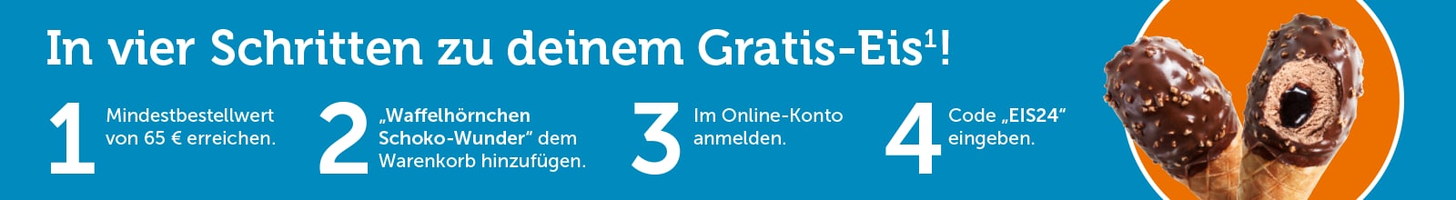 Gratis Eis-Aktion