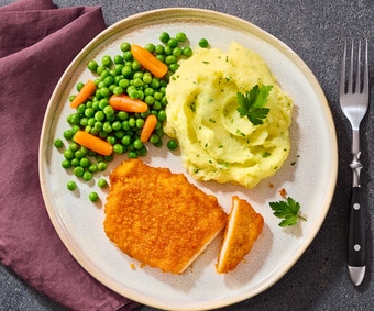 Schlemmer-Menü: Wiener Schnitzel vom Schwein (Artikelnummer 00456)