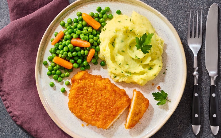 Schlemmer-Menü: Wiener Schnitzel vom Schwein (Artikelnummer 00456)